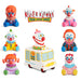 Killer Klowns from Outer Space Invasion Pack Vinyl Art Toy Handmade by Robots