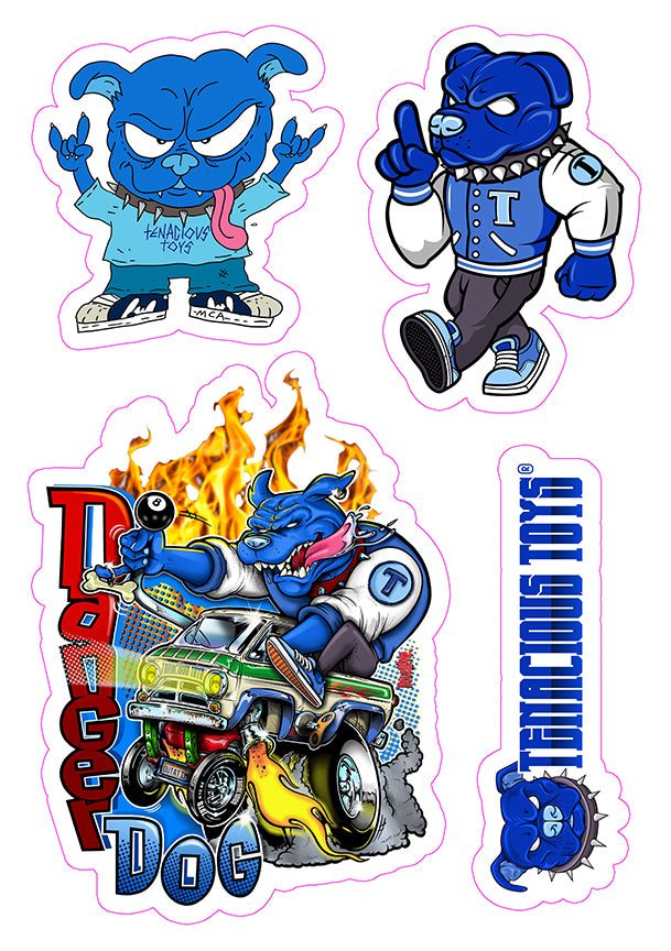 Tenacious Sticker Sheet v1 Tenacious Toys®