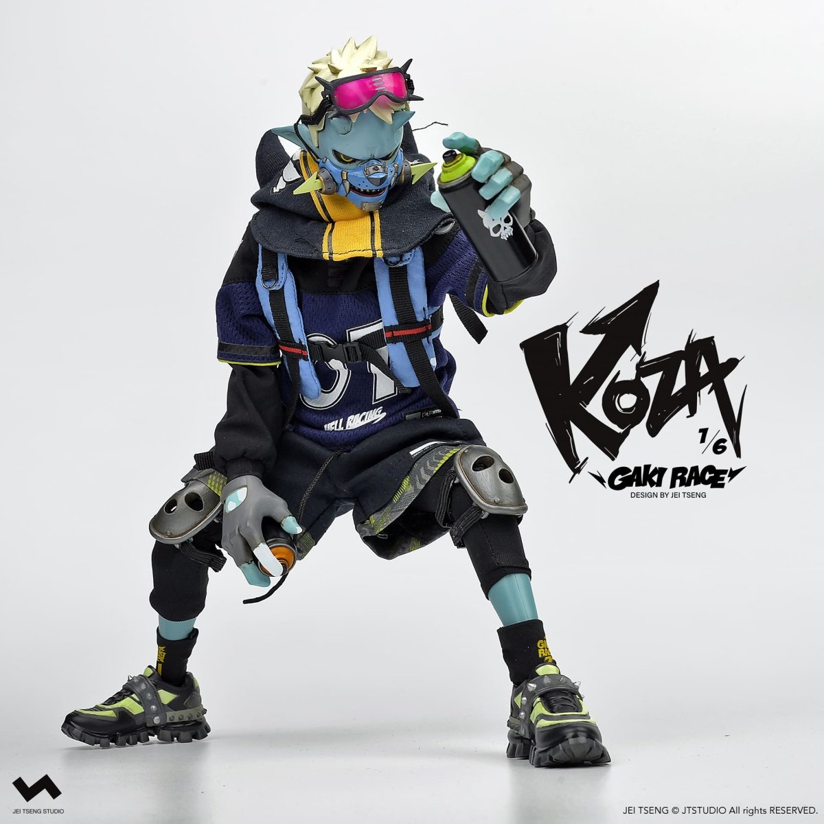 KOZA 1/6 scale action figure set by JT Studio — Tenacious Toys®