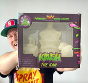 KRUSH THE KAN 5 inch DIY GLOW IN THE DARK VINYL FIGURE Vinyl Art Toy Tenacious Toys