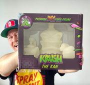 KRUSH THE KAN 5 inch DIY GLOW IN THE DARK VINYL FIGURE Vinyl Art Toy Tenacious Toys