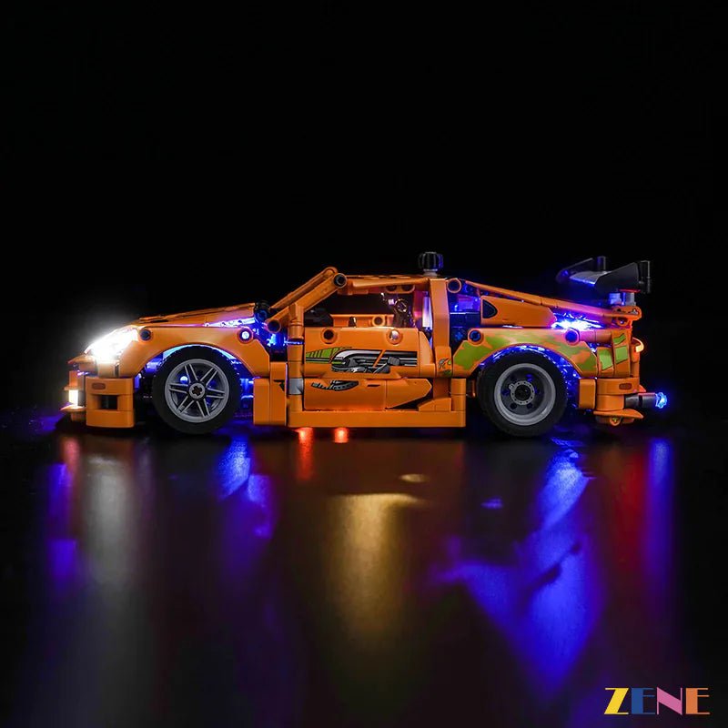 Light Kit for Fast and Furious Toyota Supra MK4 #42204 Led Light Kit for LEGO ZENE20 ZENE