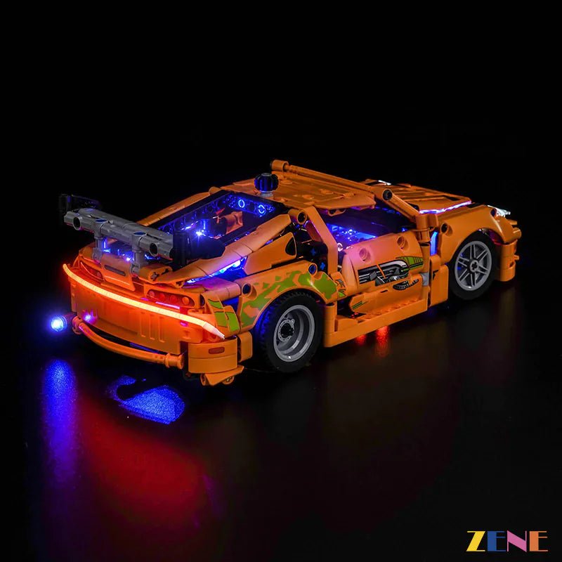 Light Kit for Fast and Furious Toyota Supra MK4 #42204 Led Light Kit for LEGO ZENE20 ZENE