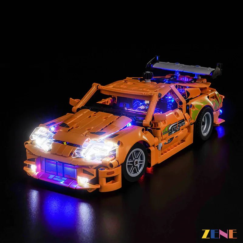 Light Kit for Fast and Furious Toyota Supra MK4 #42204 Led Light Kit for LEGO ZENE20 ZENE
