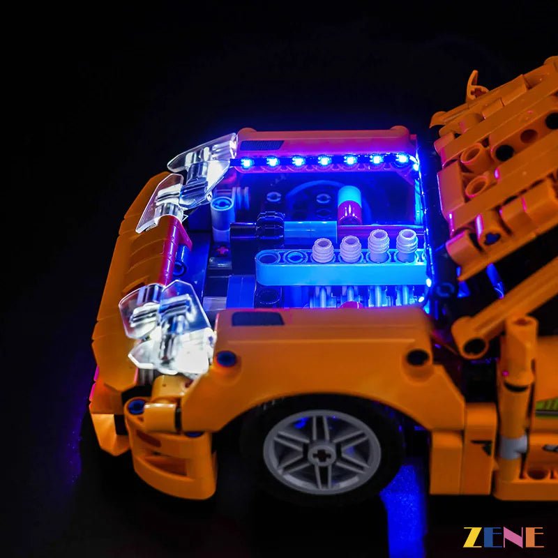 Light Kit for Fast and Furious Toyota Supra MK4 #42204 Led Light Kit for LEGO ZENE20 ZENE