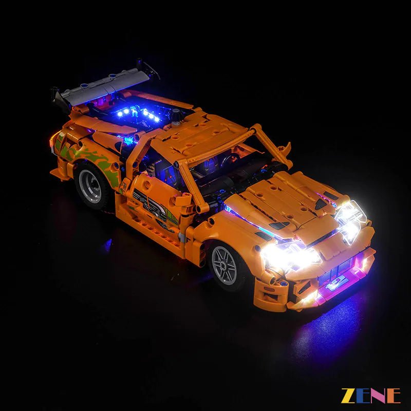 Light Kit for Fast and Furious Toyota Supra MK4 #42204 Led Light Kit for LEGO ZENE20 ZENE