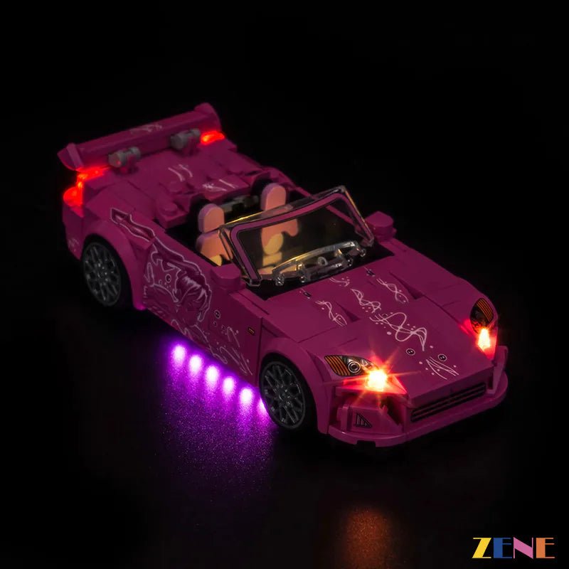 Light Kit for Fast Furious Honda S2000 #77241 Led Light Kit for LEGO ZENE20 ZENE