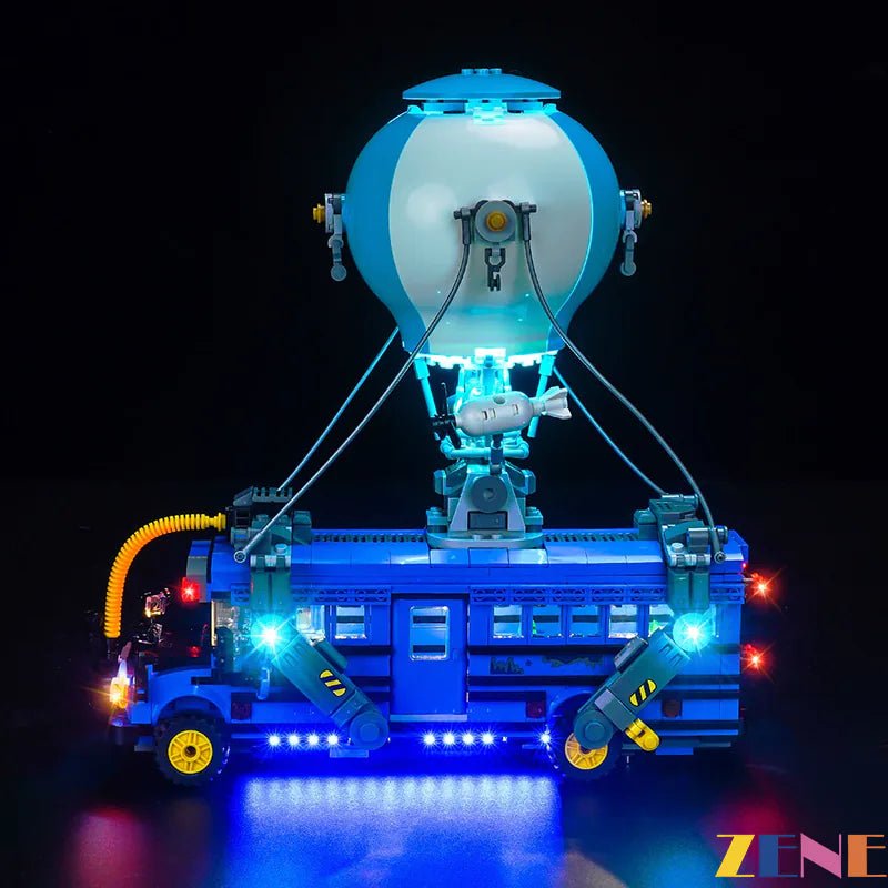Light Kit for Fortnite Battle Bus #77073 Led Light Kit for LEGO ZENE20 ZENE