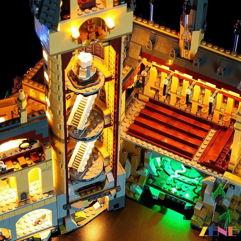 Light Kit for Hogwarts Castle #71043 (Bright Version) Led Light Kit for Lego ZENE