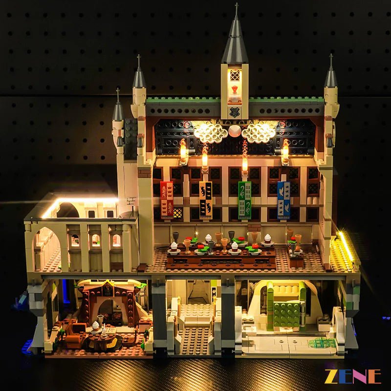 Light Kit for Hogwarts Castle The Great Hall #76435 Led Light Kit for Lego ZENE