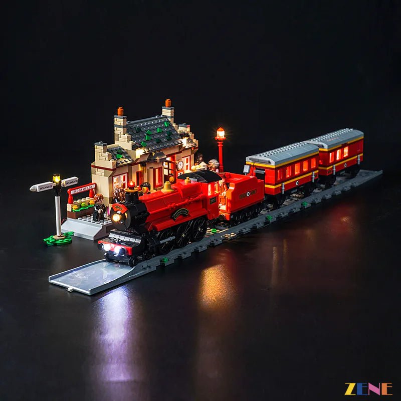 Light Kit for Hogwarts Express Train Set with Hogsmeade Station #76423 Led Light Kit for Lego ZENE