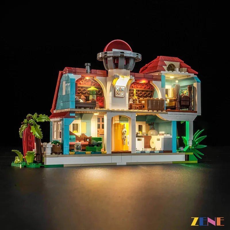Light Kit for Lilo and Stitch Beach House #43268 Led Light Kit for LEGO ZENE20 ZENE