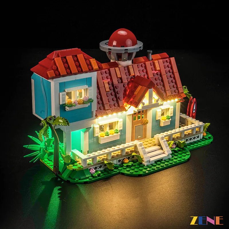 Light Kit for Lilo and Stitch Beach House #43268 Led Light Kit for LEGO ZENE20 ZENE