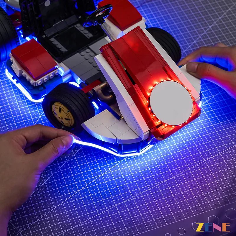 Light Kit for Mario & Standard Kart #72037 Led Light Kit for LEGO ZENE20 ZENE