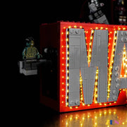 Light Kit for Marvel Logo & Minifigures #76313 Led Light Kit for LEGO ZENE20 ZENE