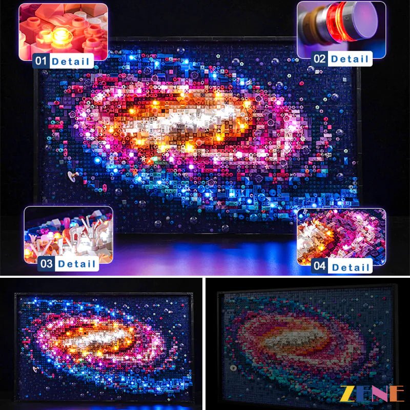 Light Kit for Milky Way Galaxy #31212 Led Light Kit for LEGO ZENE20 ZENE