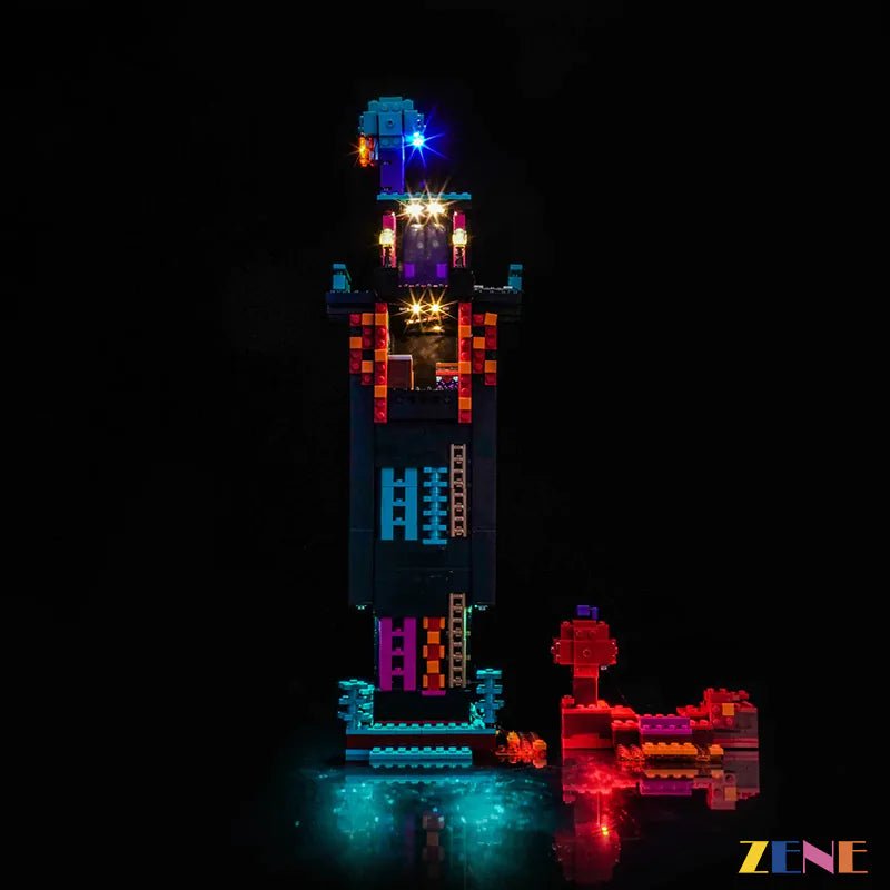Light Kit for Minecraft® Enderman Tower #21279 Led Light Kit for LEGO ZENE20 ZENE