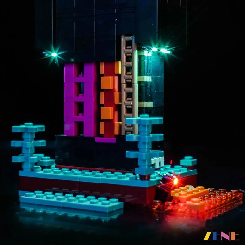 Light Kit for Minecraft® Enderman Tower #21279 Led Light Kit for LEGO ZENE20 ZENE