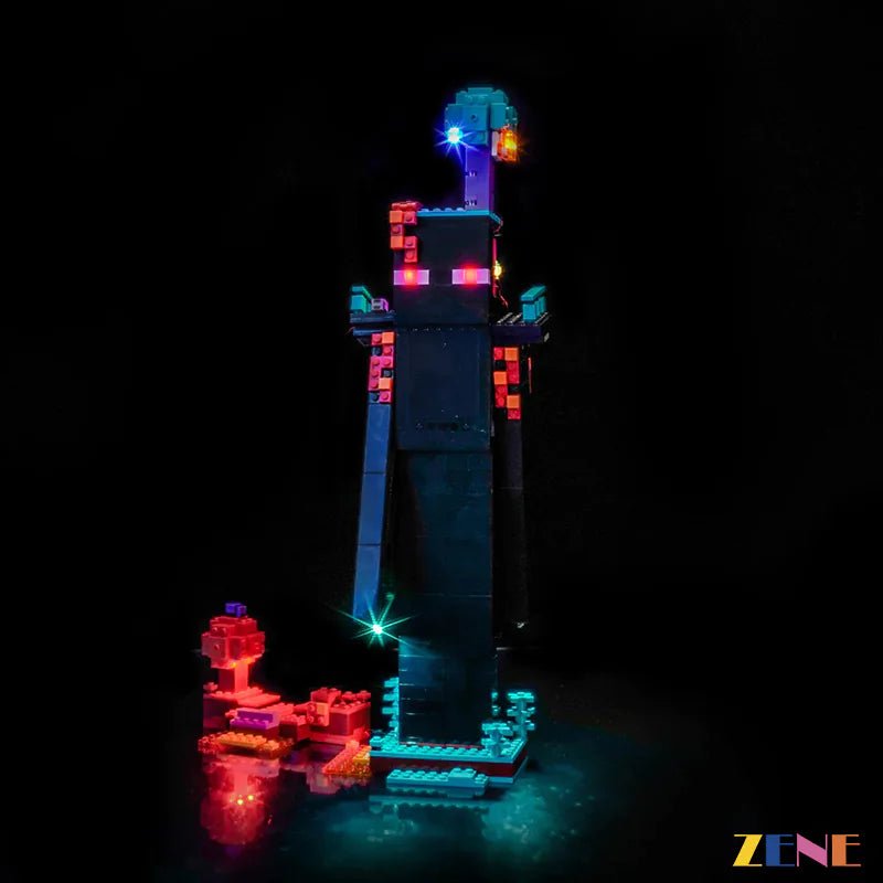 Light Kit for Minecraft® Enderman Tower #21279 Led Light Kit for LEGO ZENE20 ZENE