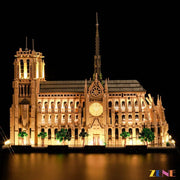 Light Kit for Notre Dame de Paris #21061 Led Light Kit for LEGO ZENE20 ZENE