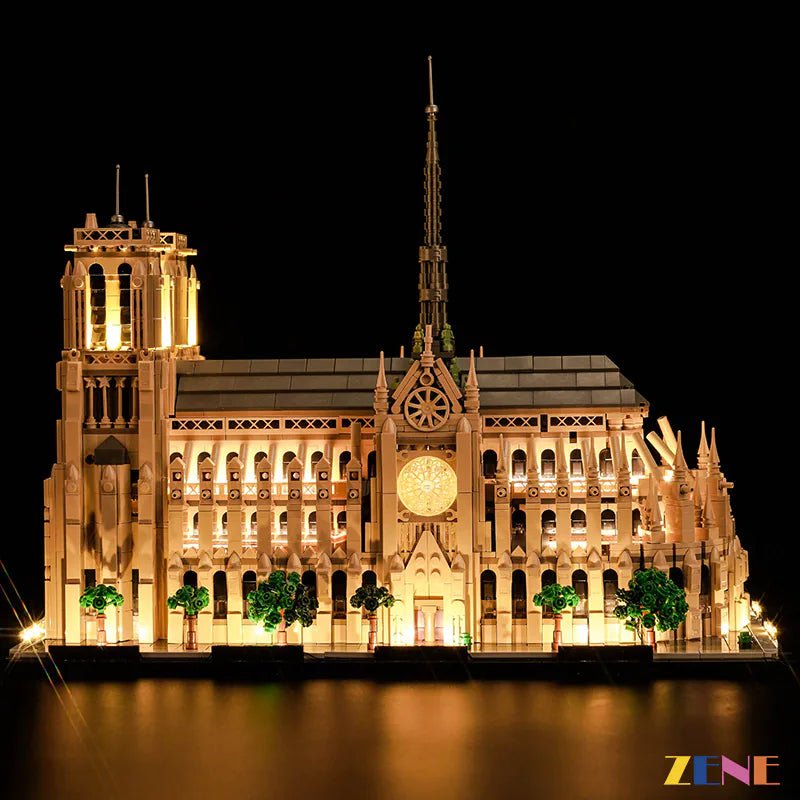 Light Kit for Notre Dame de Paris #21061 Led Light Kit for LEGO ZENE20 ZENE