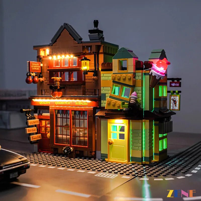 Light Kit for Quality Quidditch Supplies & Ice Cream Parlour #76452 Led Light Kit for LEGO ZENE20 ZENE