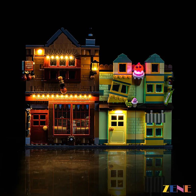Light Kit for Quality Quidditch Supplies & Ice Cream Parlour #76452 Led Light Kit for LEGO ZENE20 ZENE