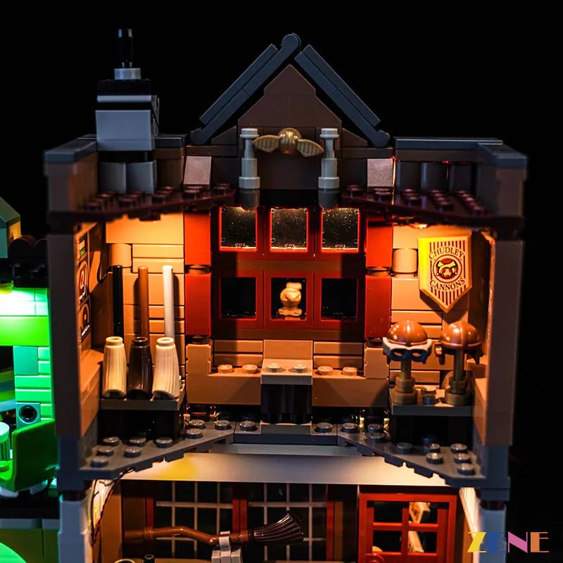 Light Kit for Quality Quidditch Supplies & Ice Cream Parlour #76452 Led Light Kit for LEGO ZENE20 ZENE
