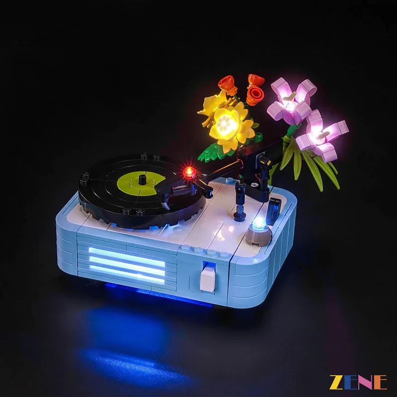 Light Kit for Record Player with Flowers #31172 Led Light Kit for LEGO ZENE20 ZENE