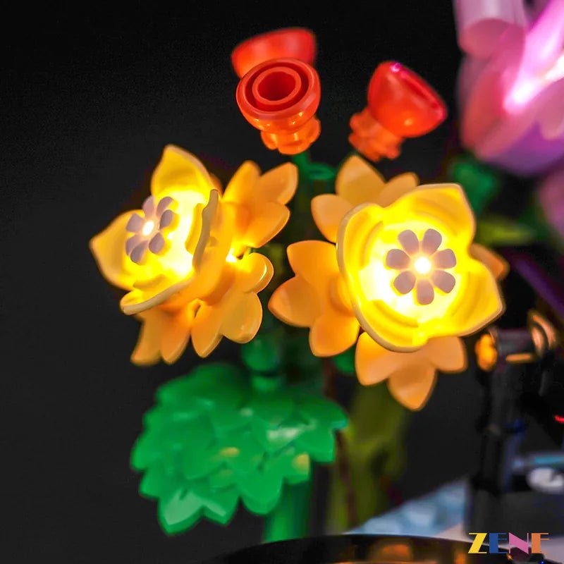 Light Kit for Record Player with Flowers #31172 Led Light Kit for LEGO ZENE20 ZENE