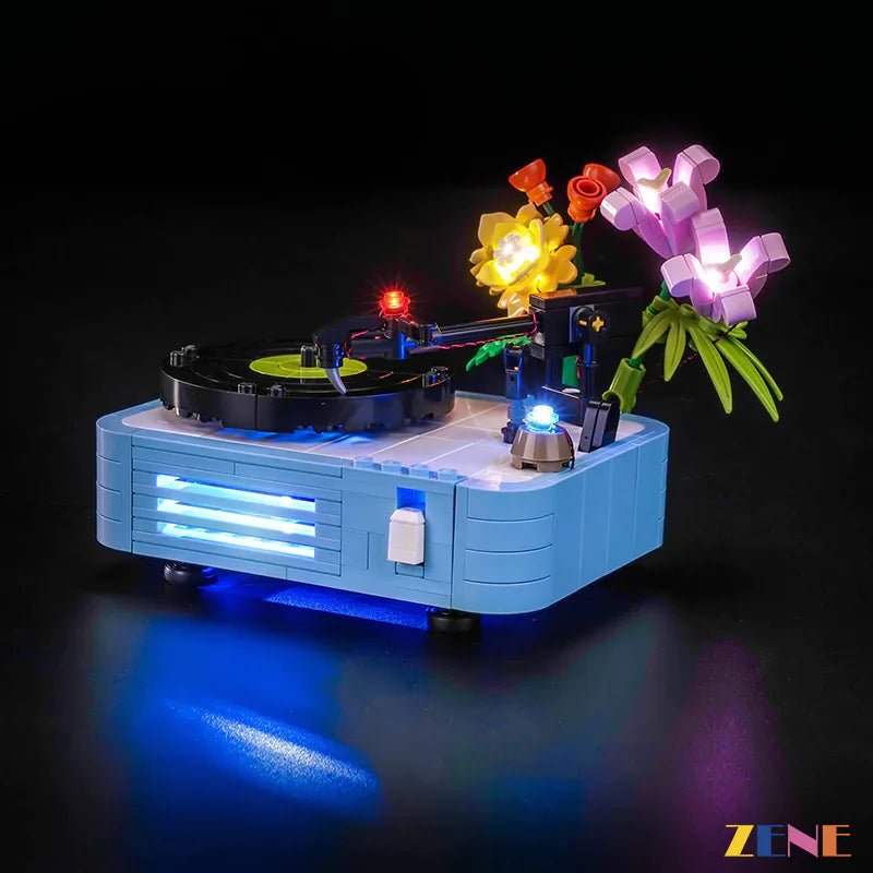 Light Kit for Record Player with Flowers #31172 Led Light Kit for LEGO ZENE20 ZENE