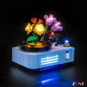 Light Kit for Record Player with Flowers #31172 Led Light Kit for LEGO ZENE20 ZENE