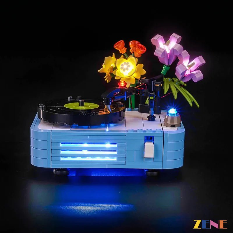 Light Kit for Record Player with Flowers #31172 Led Light Kit for LEGO ZENE20 ZENE