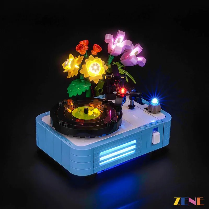 Light Kit for Record Player with Flowers #31172 Led Light Kit for LEGO ZENE20 ZENE