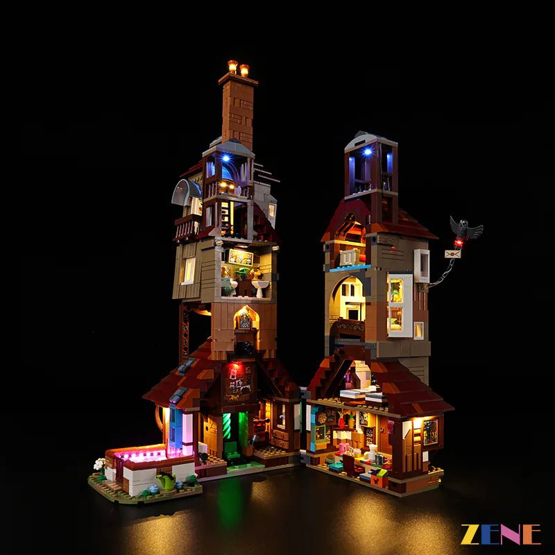 Light Kit for The Burrow #76437 (Ver2) Led Light Kit for LEGO ZENE20 ZENE
