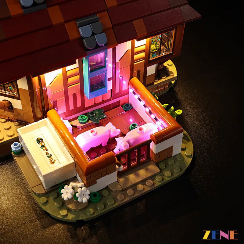 Light Kit for The Burrow #76437 (Ver2) Led Light Kit for LEGO ZENE20 ZENE