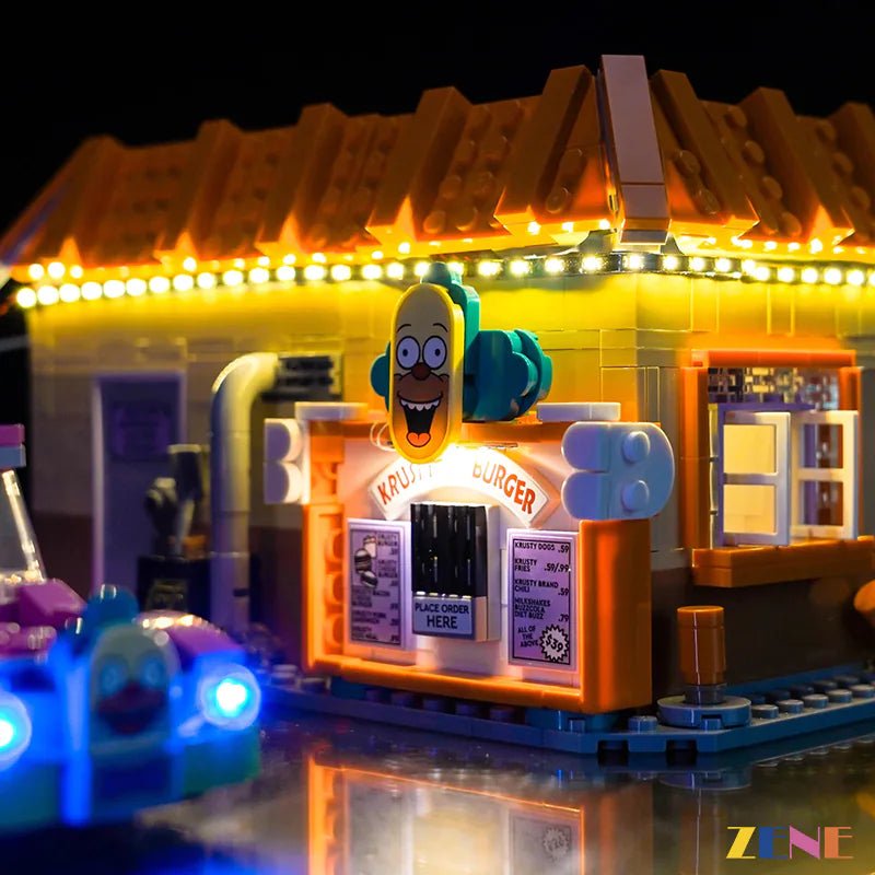 Light Kit for The Krusty Burger Simpsons #10352 Led Light Kit for LEGO ZENE20 ZENE