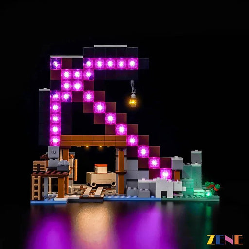 Light Kit for The Pickaxe Mine #21277 Led Light Kit for LEGO ZENE20 ZENE