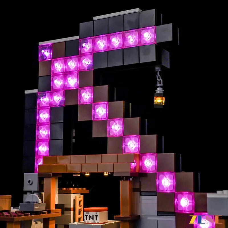 Light Kit for The Pickaxe Mine #21277 Led Light Kit for LEGO ZENE20 ZENE