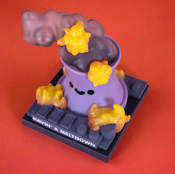 Lil Meltdown Vinyl Figure Vinyl Art Toy 100soft