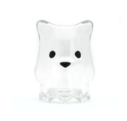 XL GHOST BEAR Clear Vinyl Art Toy Munky King