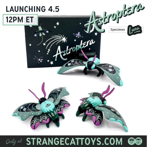 Astroptera - Luna by Stephanie Buscema Strangecat Toys