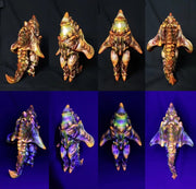 Manta X Flourescent Coral Edition Vinyl Art Toy PlayoffHK