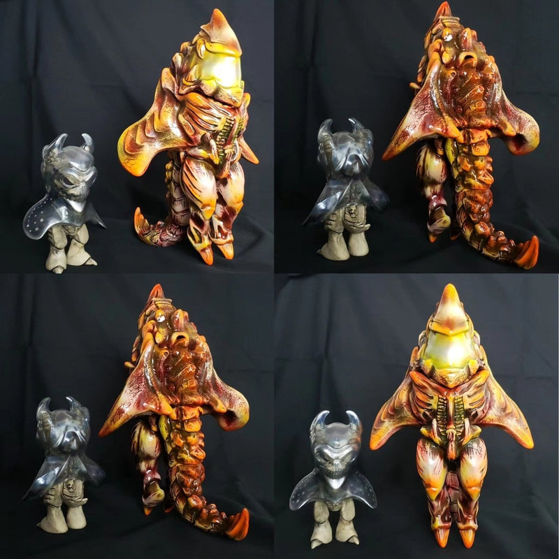 Manta X Flourescent Coral Edition Vinyl Art Toy PlayoffHK