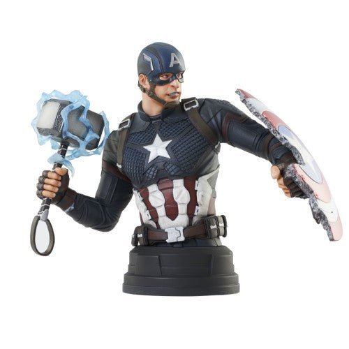 Marvel Avengers Endgame Captain America 1:6 Bust Action Figure ToyShnip