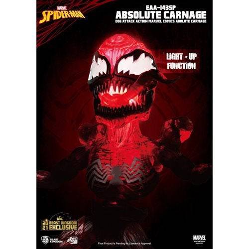 Marvel Comics Absolute Carnage EAA-143SP Beast Kingdom Summer Exclusive Action Figure Action & Toy Figures ToyShnip