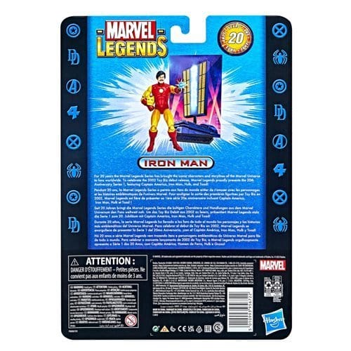 Marvel Legends 20th Anniversary Series 1 Iron Man 6-inch Action Figure Action & Toy Figures ToyShnip