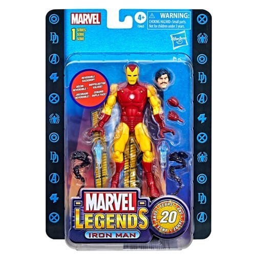 Marvel Legends 20th Anniversary Series 1 Iron Man 6-inch Action Figure Action & Toy Figures ToyShnip
