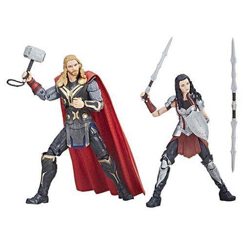 Marvel Legends Cinematic Universe 10th Anniversary Thor and Sif 6-Inch Action Figure Toys & Games ToyShnip