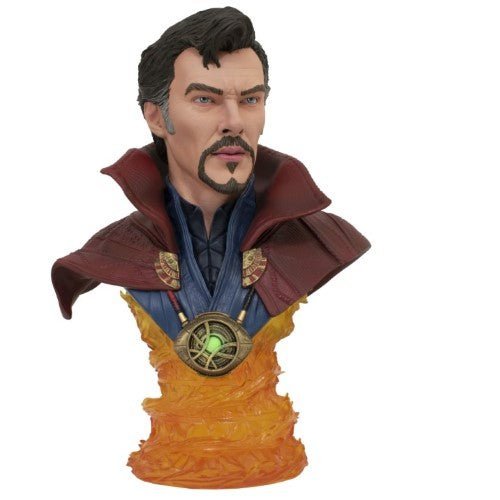Marvel Legends In 3D Dr Strange Movie 1/2 Scale Resin Bust Action Figure ToyShnip